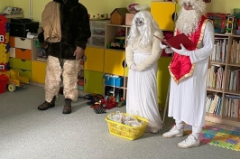 Návštěva Mikuláše, anděla a čerta