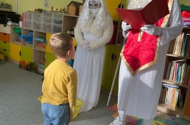 Návštěva Mikuláše, anděla a čerta